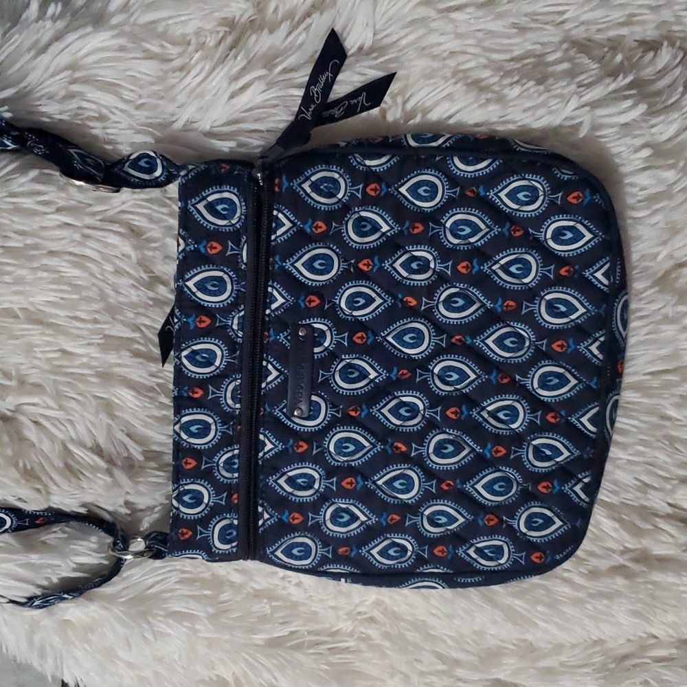 NEW Vera Bradley crossbody  blue white orange